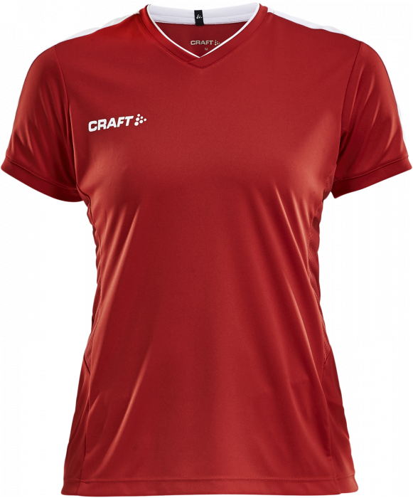 Craft - Progress Trænings T-Shirt Dame - Rød & hvid