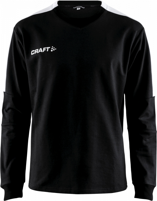 Craft - Progress Målmands Sweatshirt Junior - Sort & hvid
