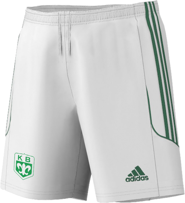 Adidas - Kb Spilleshorts - Hvid & grøn